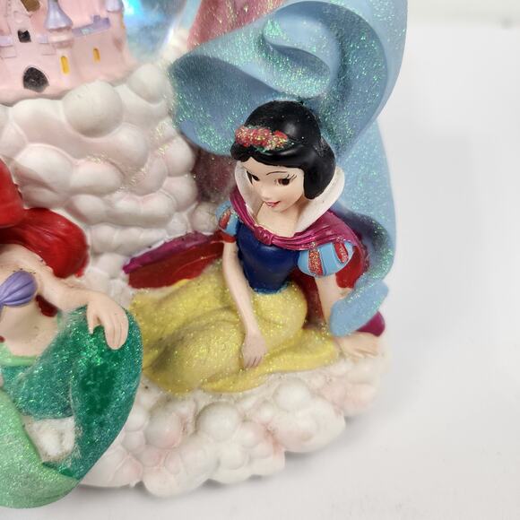 Disney Parks 6 Princesses "Once Upon A Dream" Musical Snow Globe 5.5X6" In Box - Picture 6 of 16